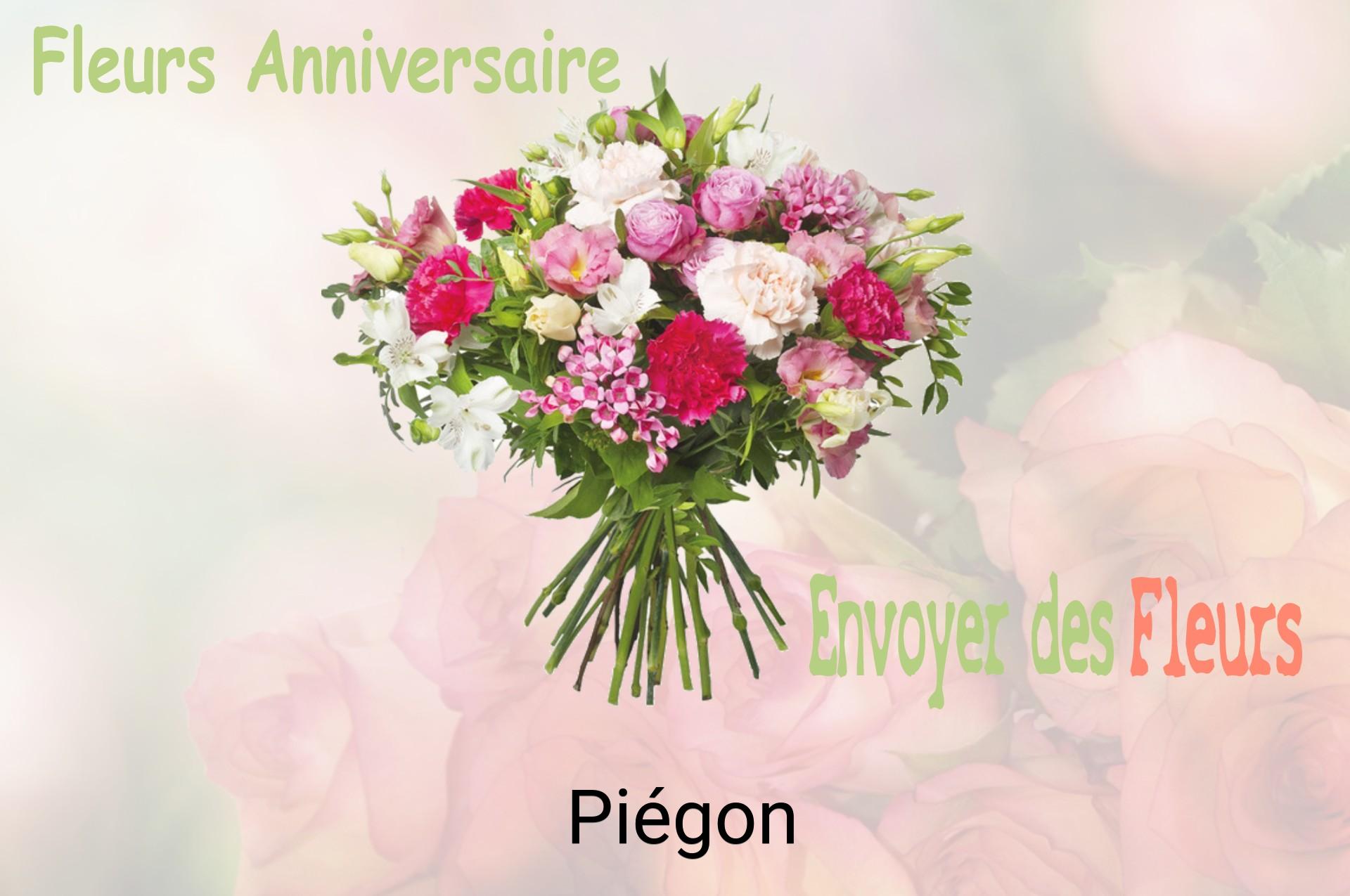 Bouquet de fleurs d’anniversaire livré à Piégon